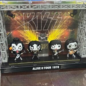 KISS Alive II Tour 1978 Collectible Figures Set